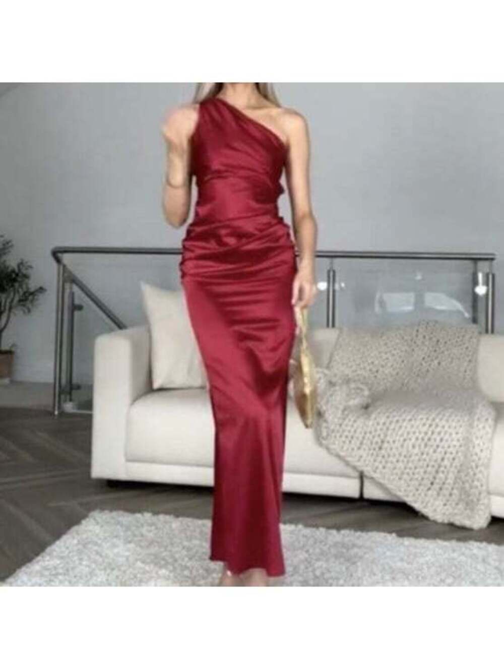 Babyboo Arizona Maxi Dress in wine color size L